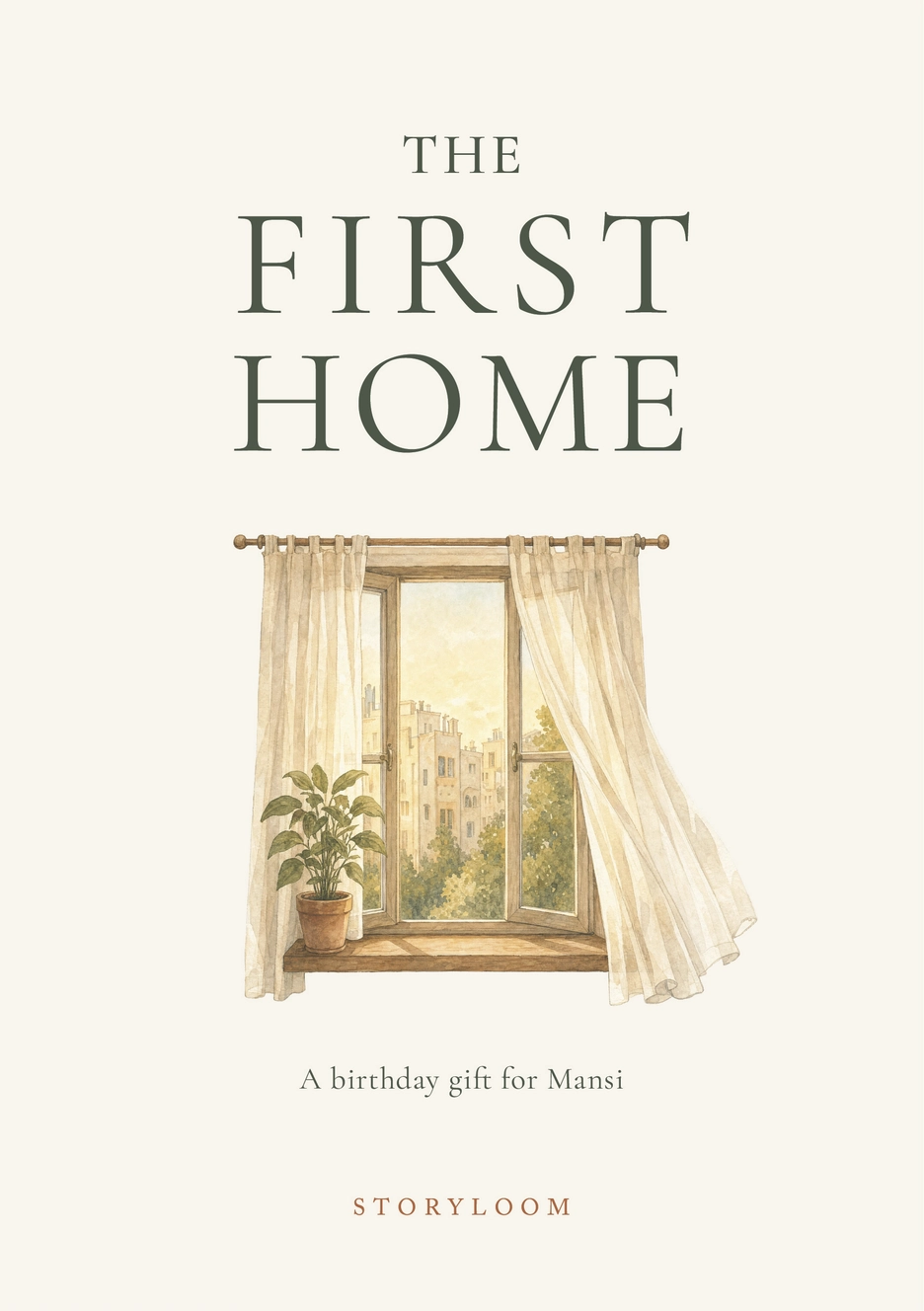 Front cover of The First Home